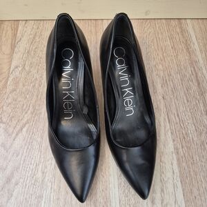 Calvin Klein Black Pointed Heels
